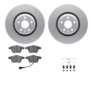 R1 Concepts WDUH1-73163 Carbon Series Brake Rotors W/ 5000 Oep Brake Pads & Hdw